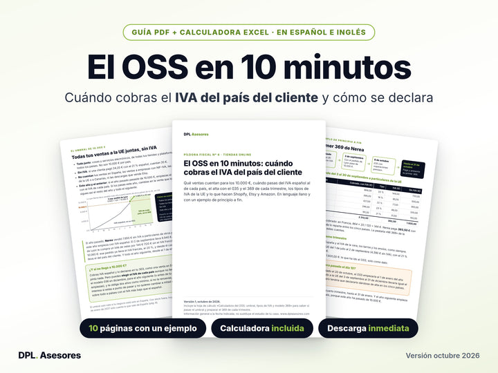 Tax guide: The OSS in 10 minutes