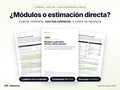 Píldora básica: Módulos o estimación directa