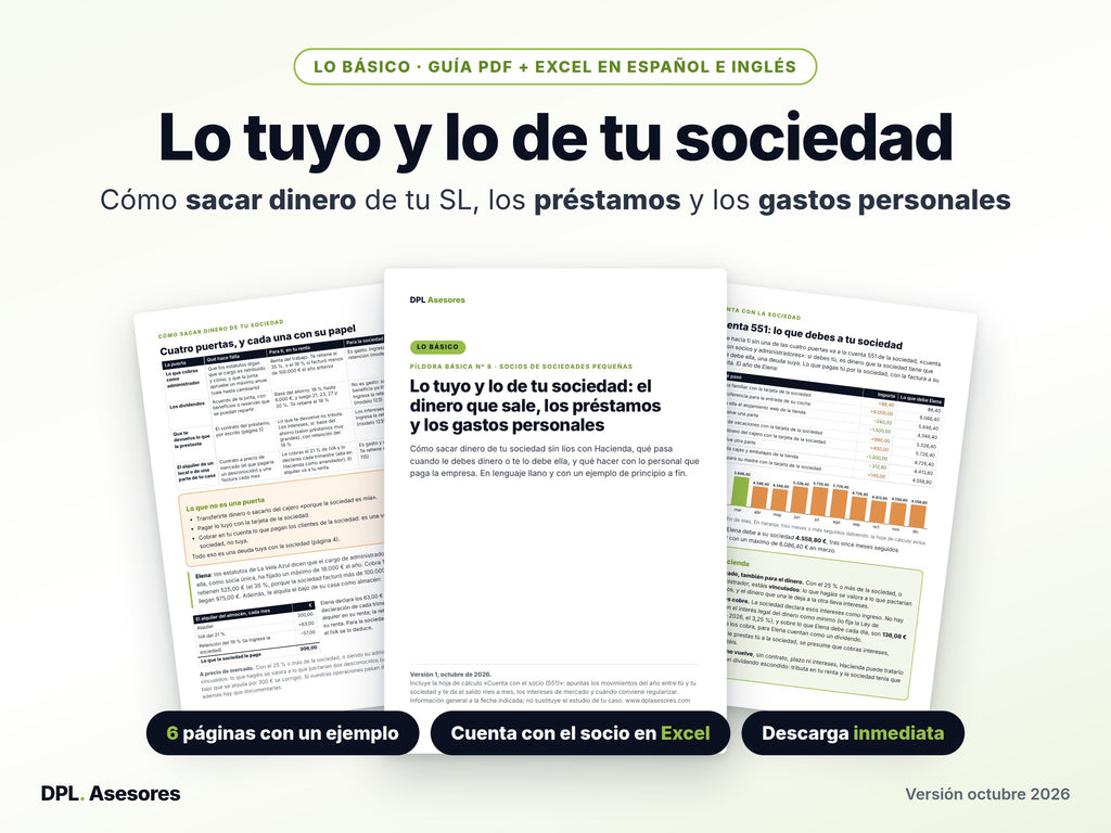 Píldora básica: Lo tuyo y lo de tu sociedad