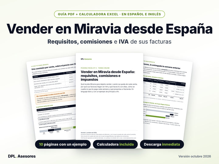Tax guide: Selling on Miravia from Spain