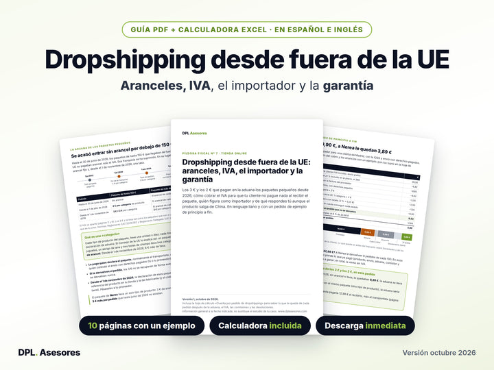 Tax guide: Dropshipping from outside the EU