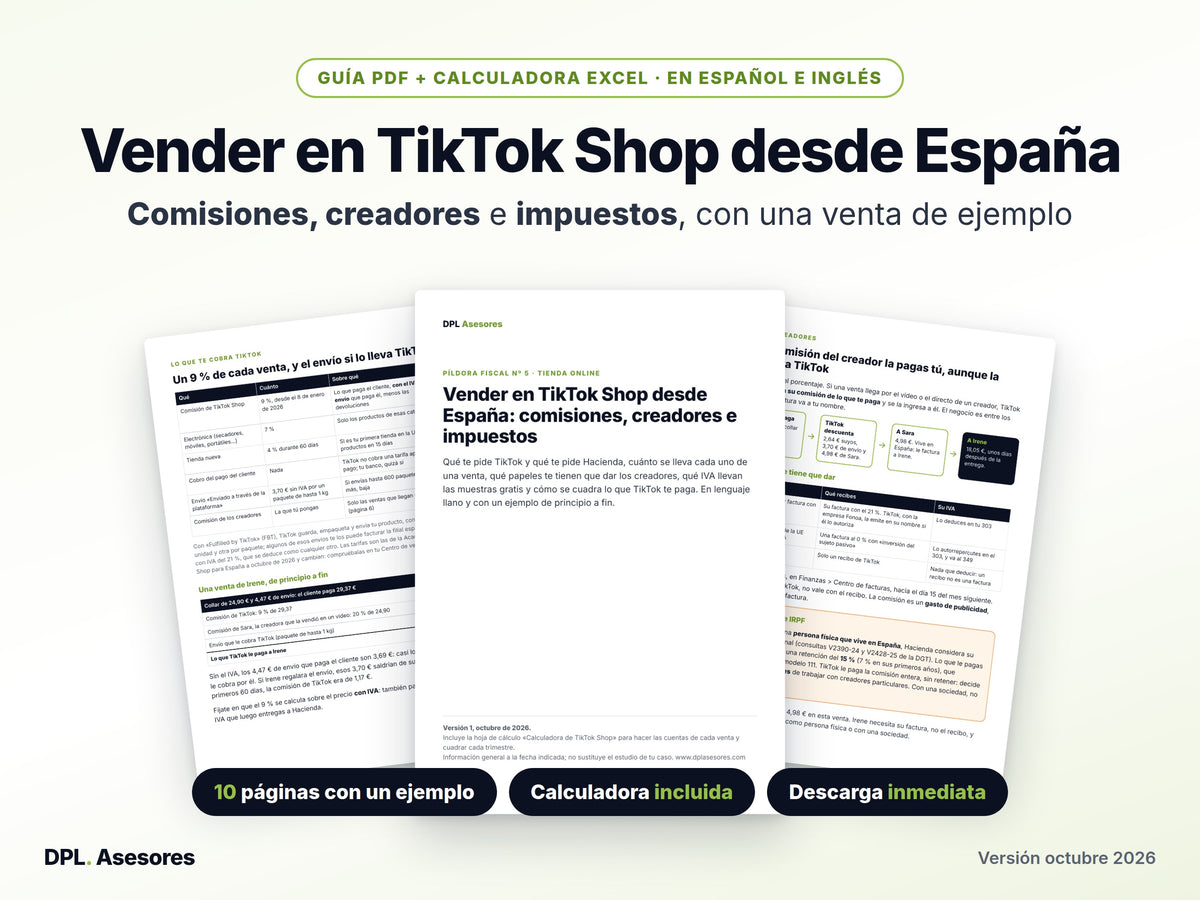 Píldora: Vender en TikTok Shop desde España