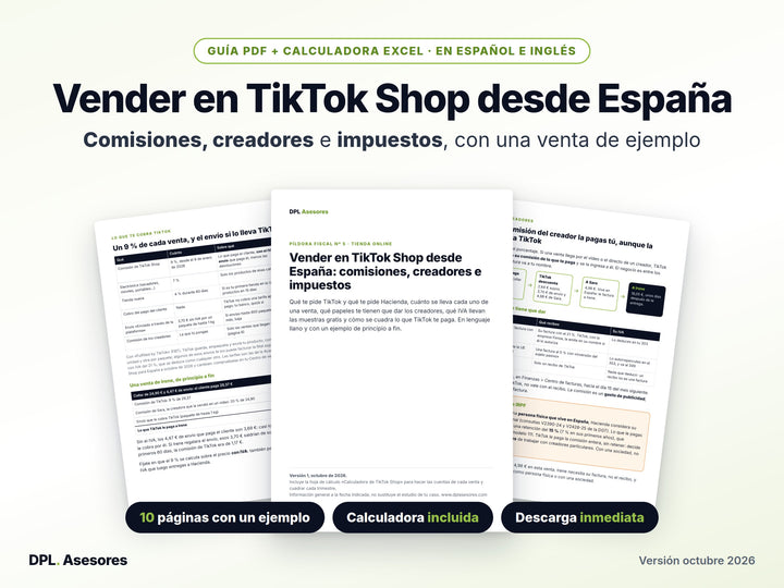 Tax guide: Selling on TikTok Shop from Spain