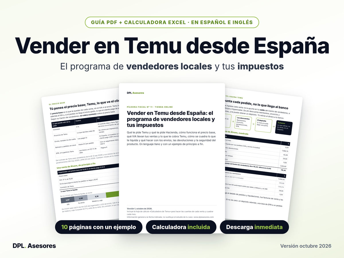 Píldora: Vender en Temu desde España