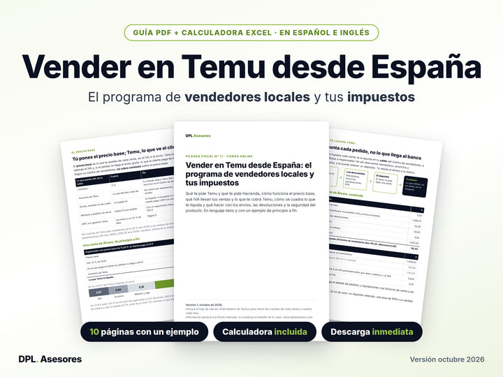 Tax guide: Selling on Temu from Spain