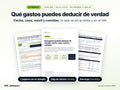 Píldora básica: Gastos deducibles de verdad