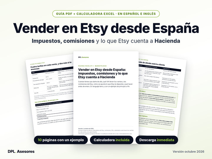 Tax guide: Selling on Etsy from Spain