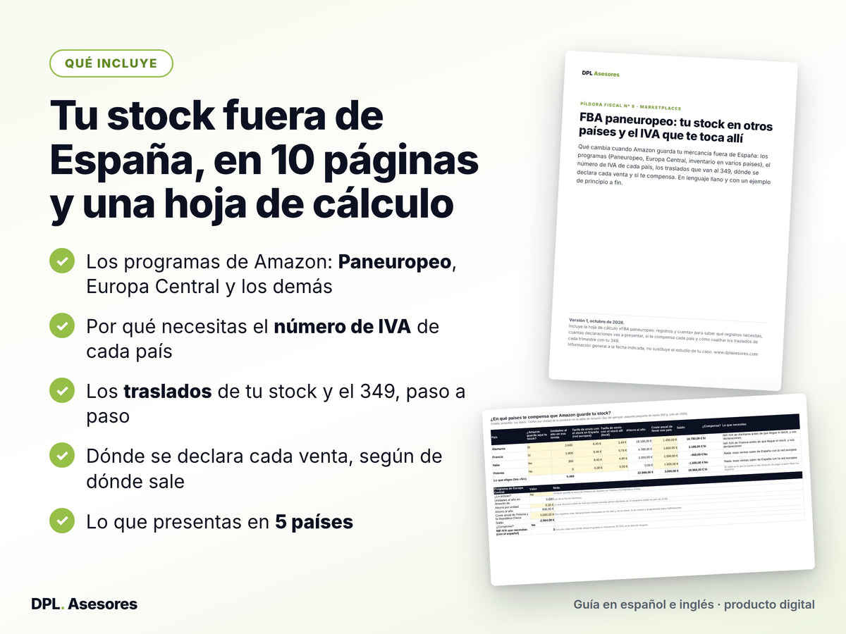 Píldora: FBA paneuropeo y el IVA de otros países