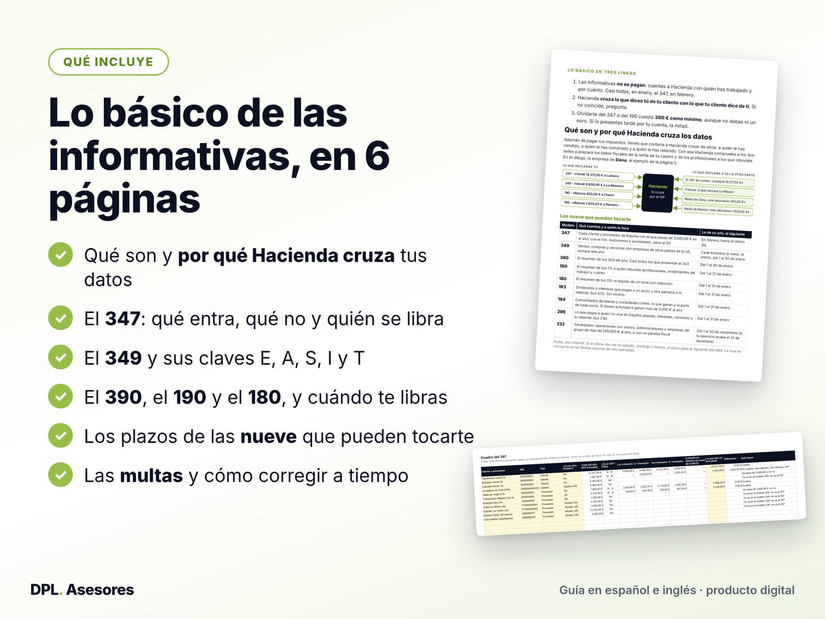 Píldora básica: Las declaraciones informativas