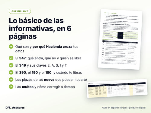 Píldora básica: Las declaraciones informativas