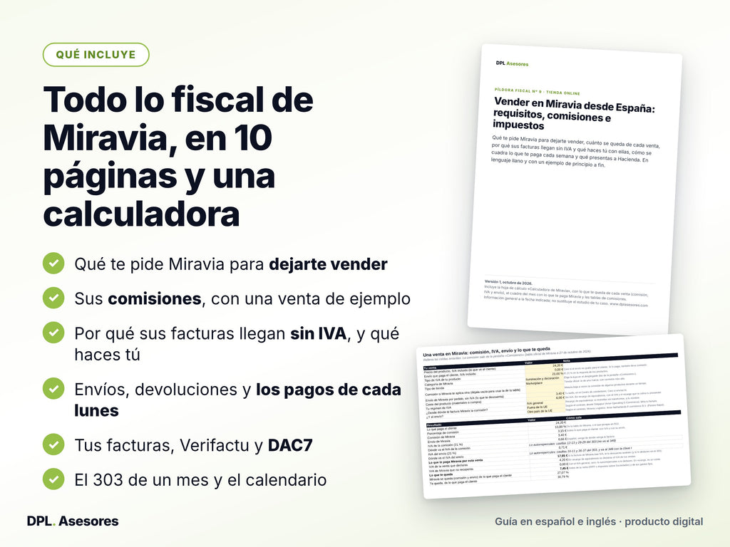 Píldora: Vender en Miravia desde España