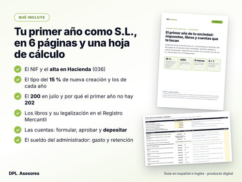 Píldora básica: El primer año de tu sociedad