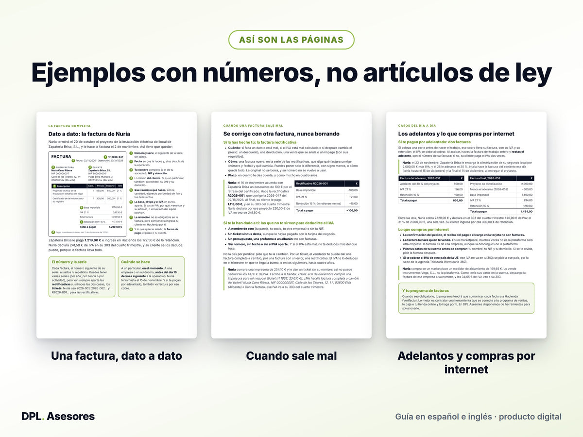 Píldora básica: Facturas que Hacienda acepta y facturas que no