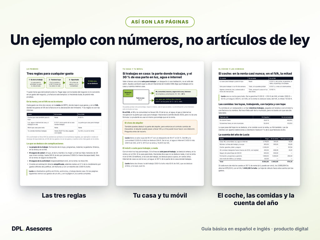 Píldora básica: Gastos deducibles de verdad