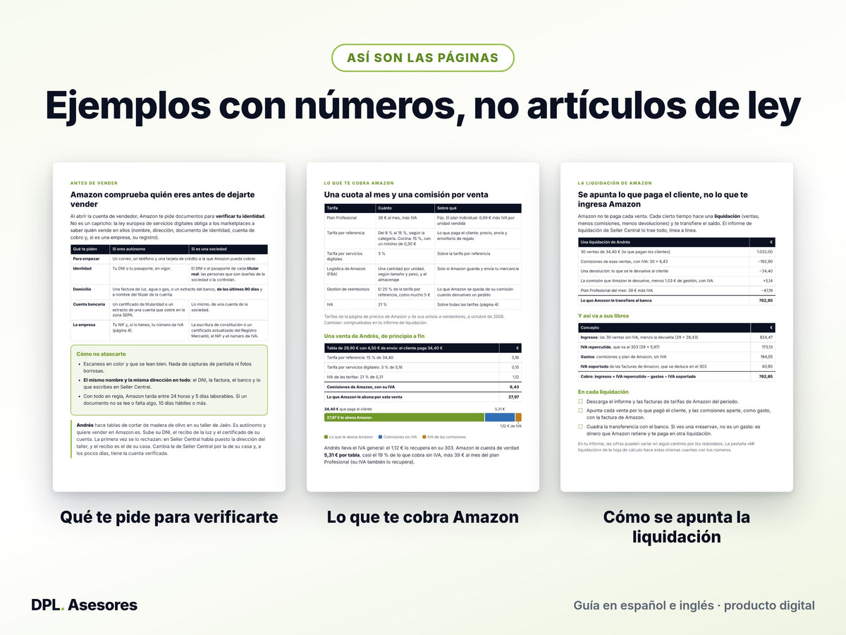 Píldora: Lo que te pide Amazon antes de pagarte