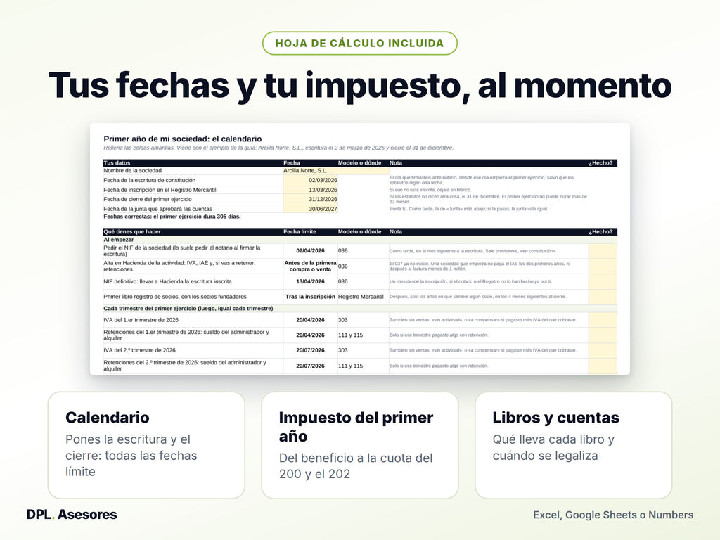 Píldora básica: El primer año de tu sociedad