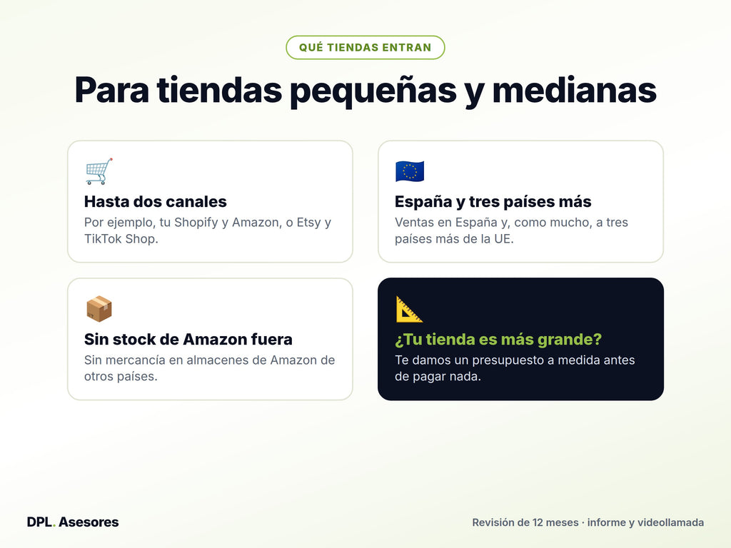 Revisión fiscal de tu tienda online en marcha