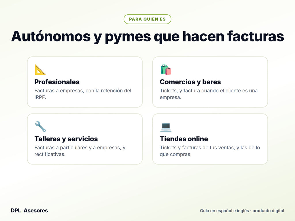 Píldora básica: Facturas que Hacienda acepta y facturas que no