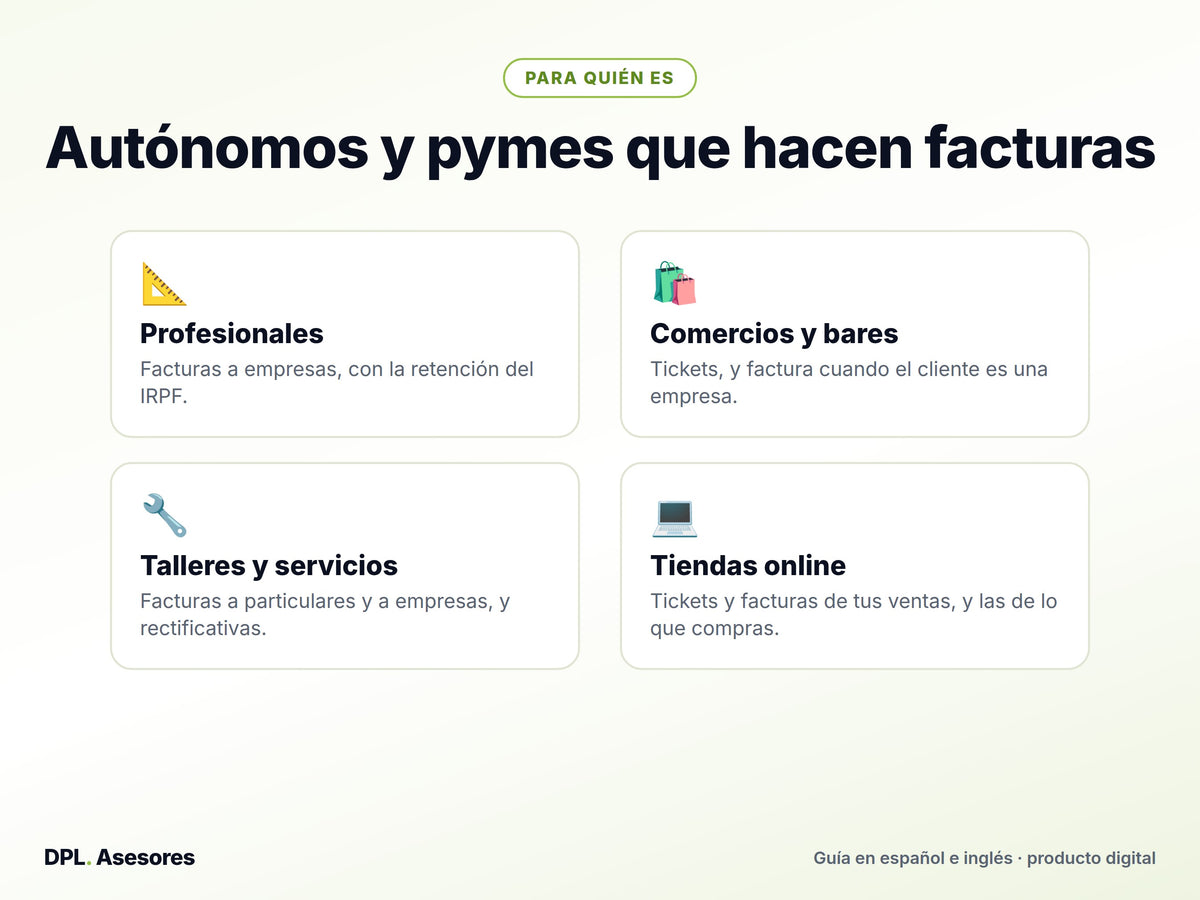 Píldora básica: Facturas que Hacienda acepta y facturas que no