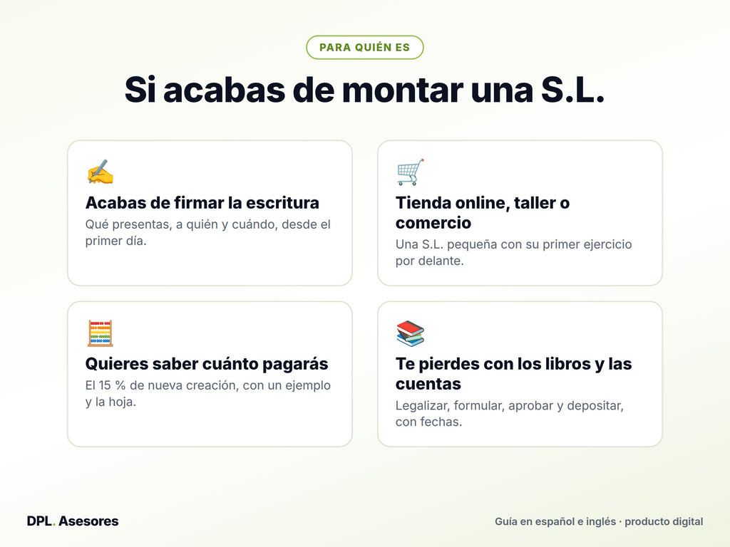 Píldora básica: El primer año de tu sociedad