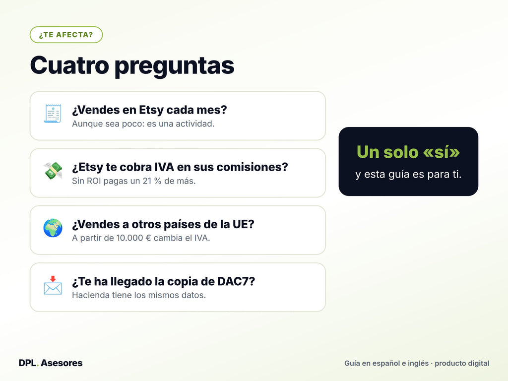 Píldora: Vender en Etsy desde España