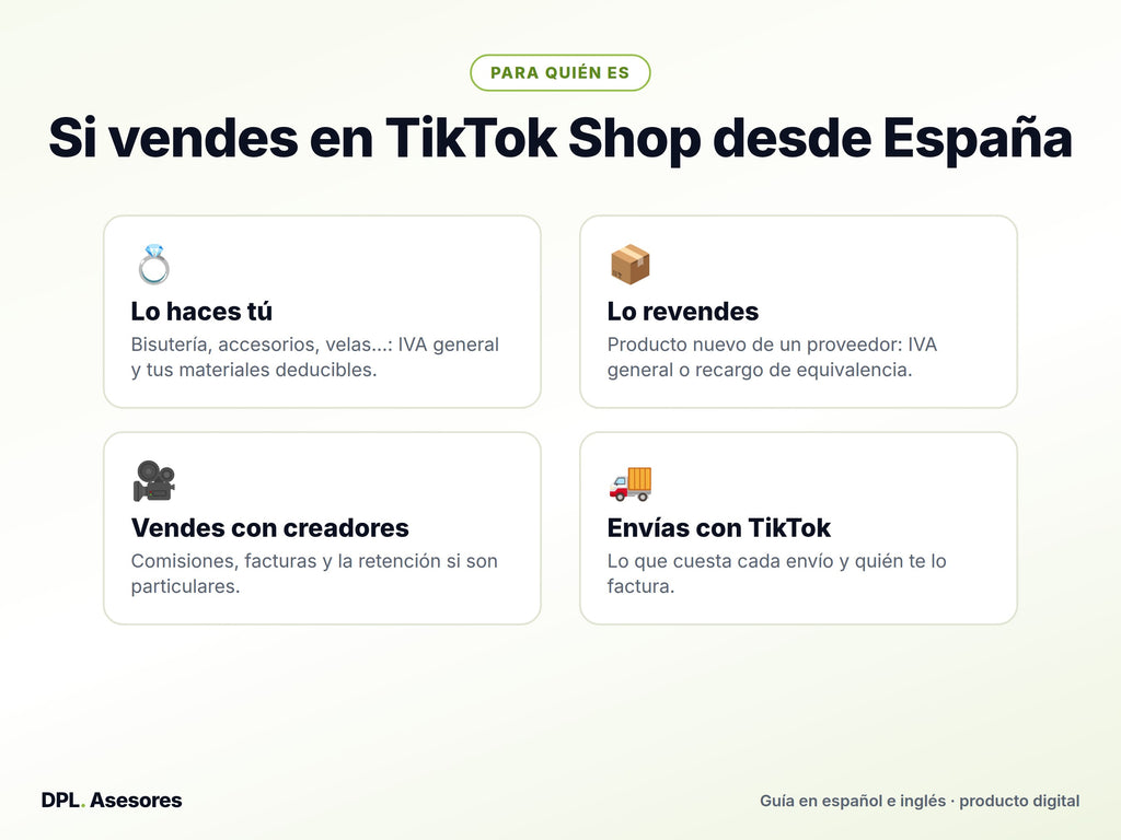 Píldora: Vender en TikTok Shop desde España