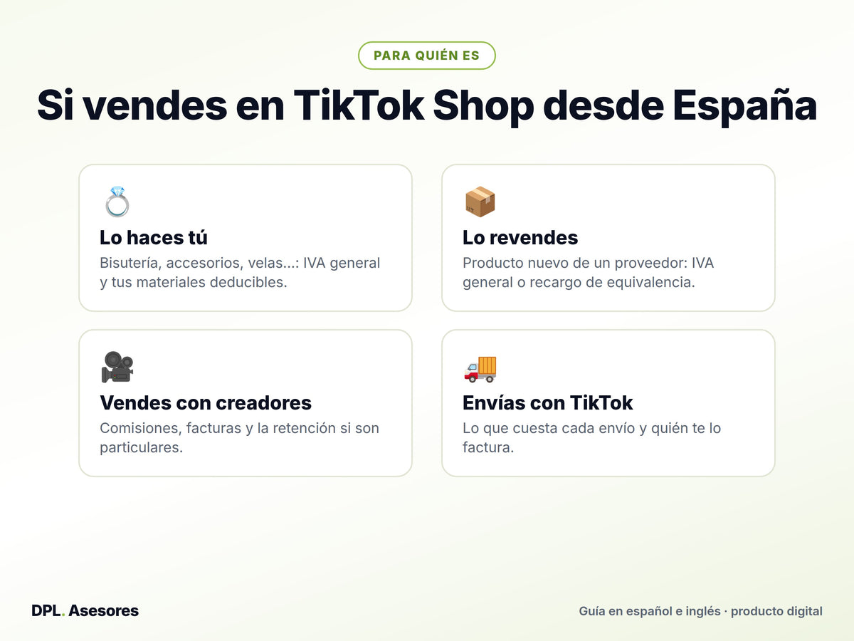 Píldora: Vender en TikTok Shop desde España