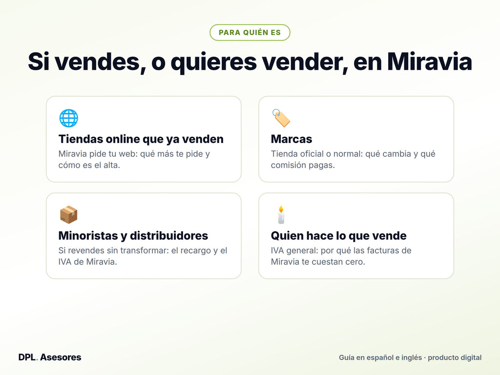 Píldora: Vender en Miravia desde España