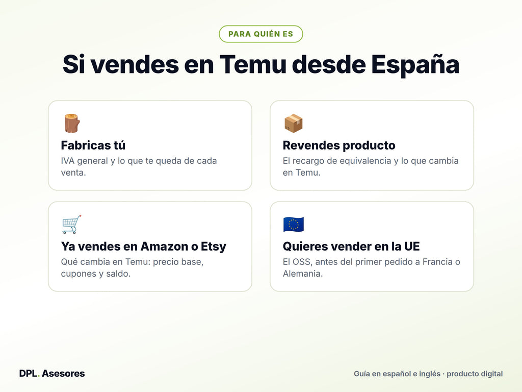 Píldora: Vender en Temu desde España